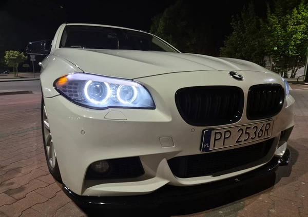 BMW Seria 5 cena 62999 przebieg: 256300, rok produkcji 2013 z Piła małe 232